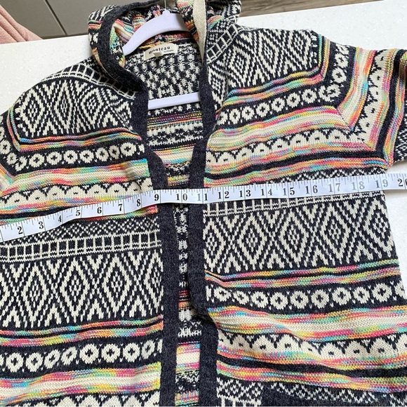 Aztec Southwestern boho open front cardigan w prairie Country southwestern vibe - Picture 12 of 13